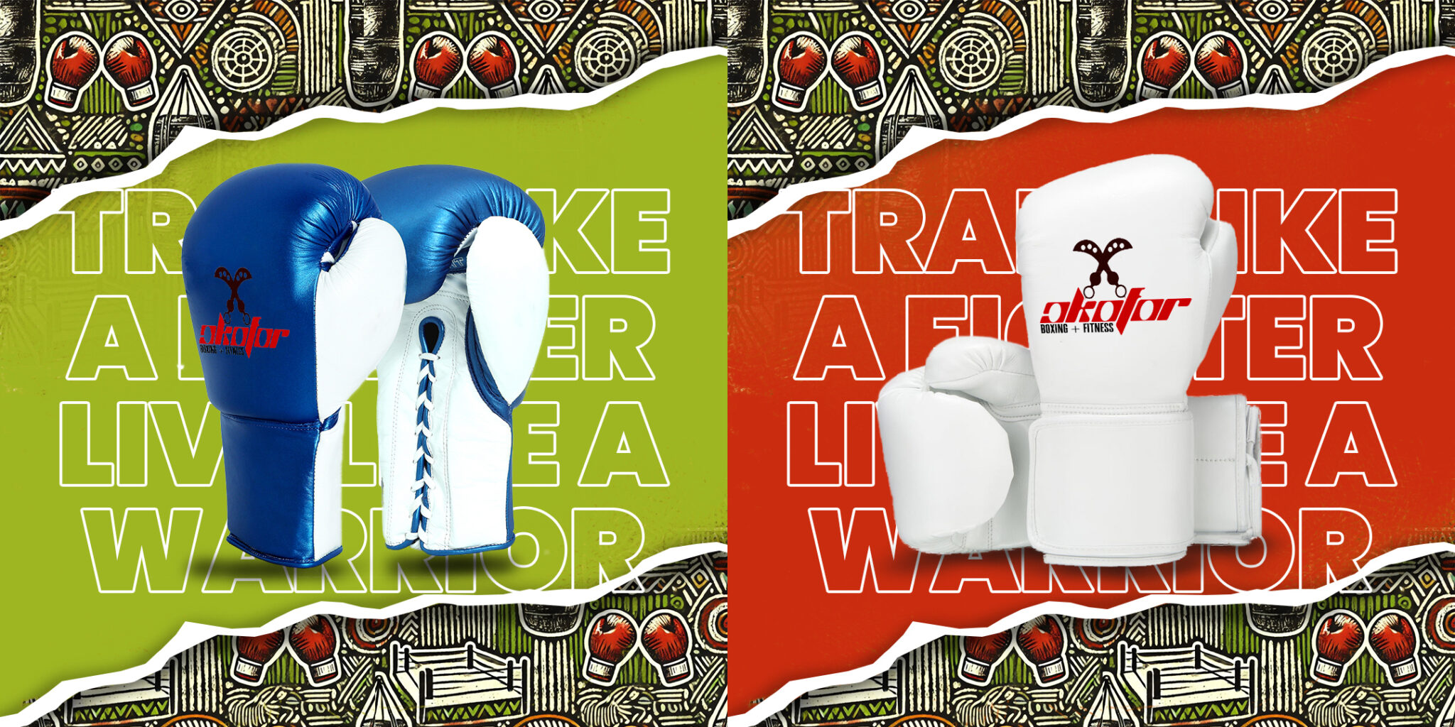Okofor boxing gloves
